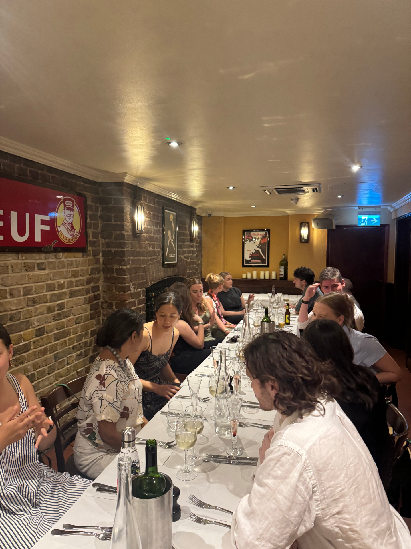 AI Leaders Forum Dinner table conversation